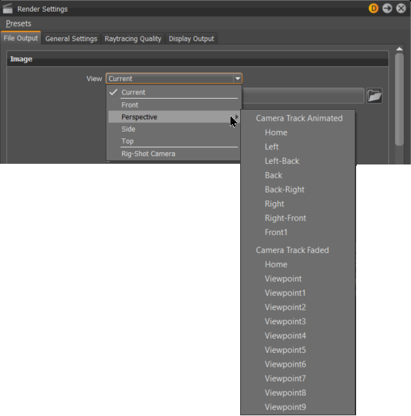 Setting track animation parameters