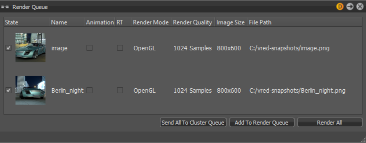 Render Queue