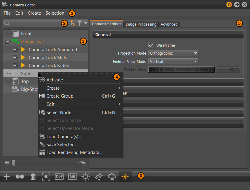 Camera Editor
