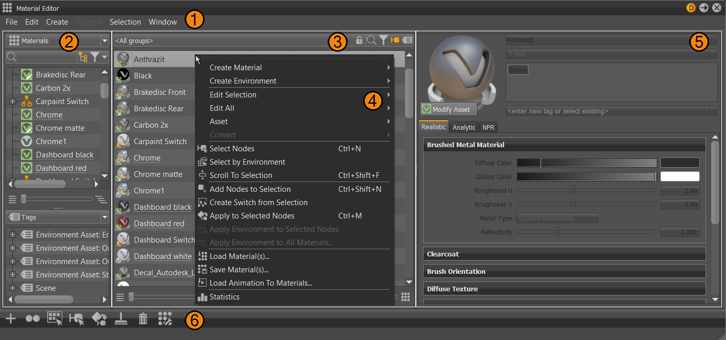 Material Editor