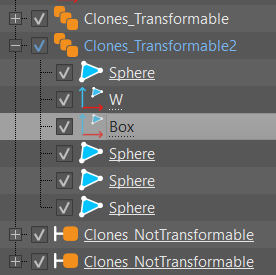 Example before using Select All Clones