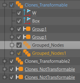 Example before using Select All Clones