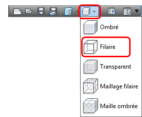 afficher en mode contour