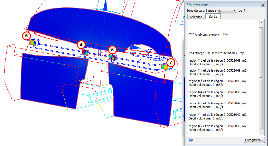mettre en surbrillance les zones