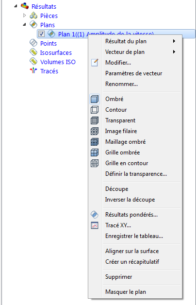 contrôle de la barre d'étude de conception