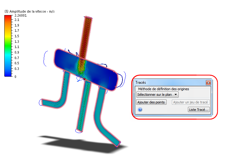 tracés de l'édition rapide