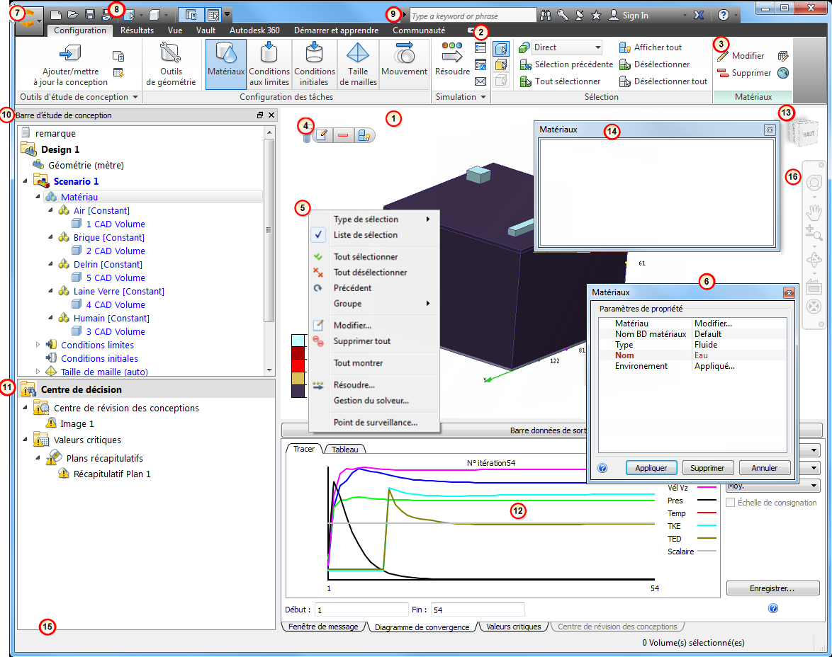 présentation de l'interface utilisateur