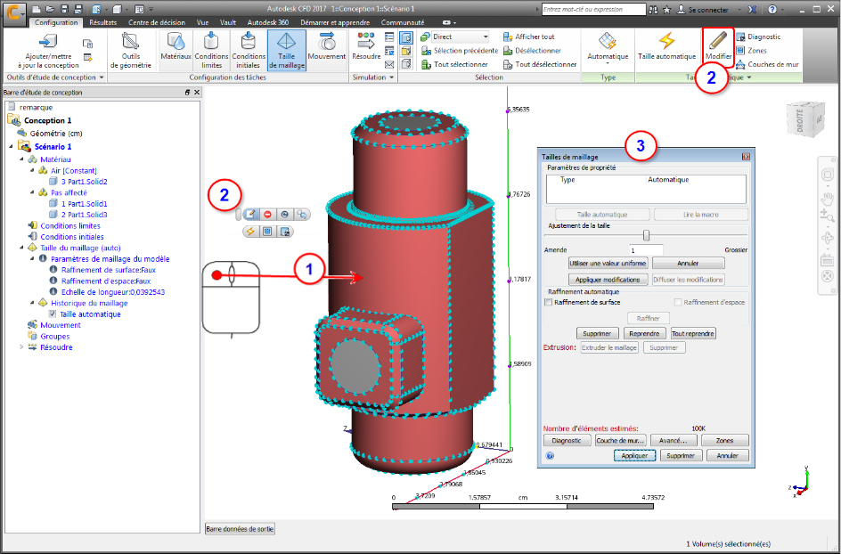 raffiner le maillage