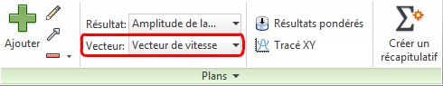 sélectionner vecteur de vitesse