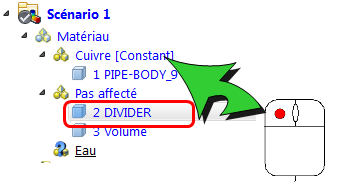 faire glisser jusqu'au cuivre