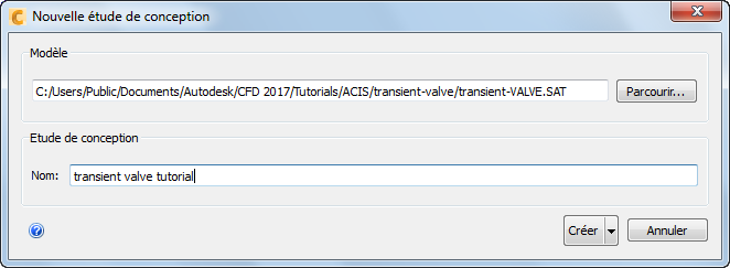 nouvelle étude de conception