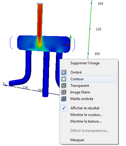vue de contour du milieu