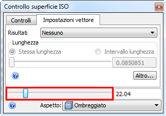 controllo del dispositivo di scorrimento