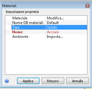 applicare i materiali