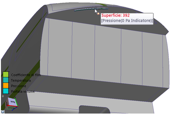 pressione della superficie