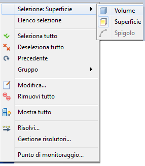 selezionare Volume