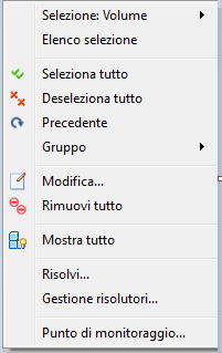 modifica del materiale con il pulsante destro del mouse