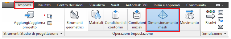 icona Dimensionamento mesh