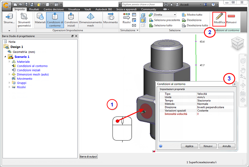 lavorare lontano dal modello