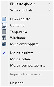 fare clic con il pulsante destro sul modello