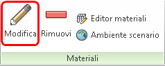 modificare il materiale