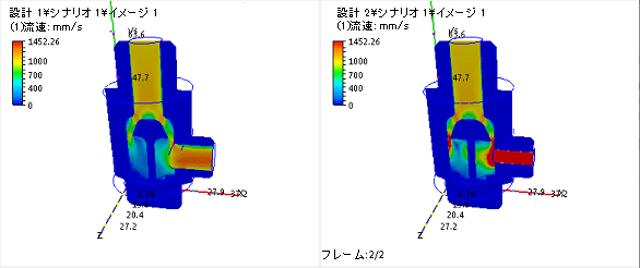 デザイン レビュー センターで分割