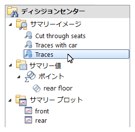 デザイン レビュー センターの粒子追跡
