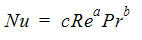 ヌッセルト方程式