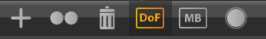 DoF ボタン