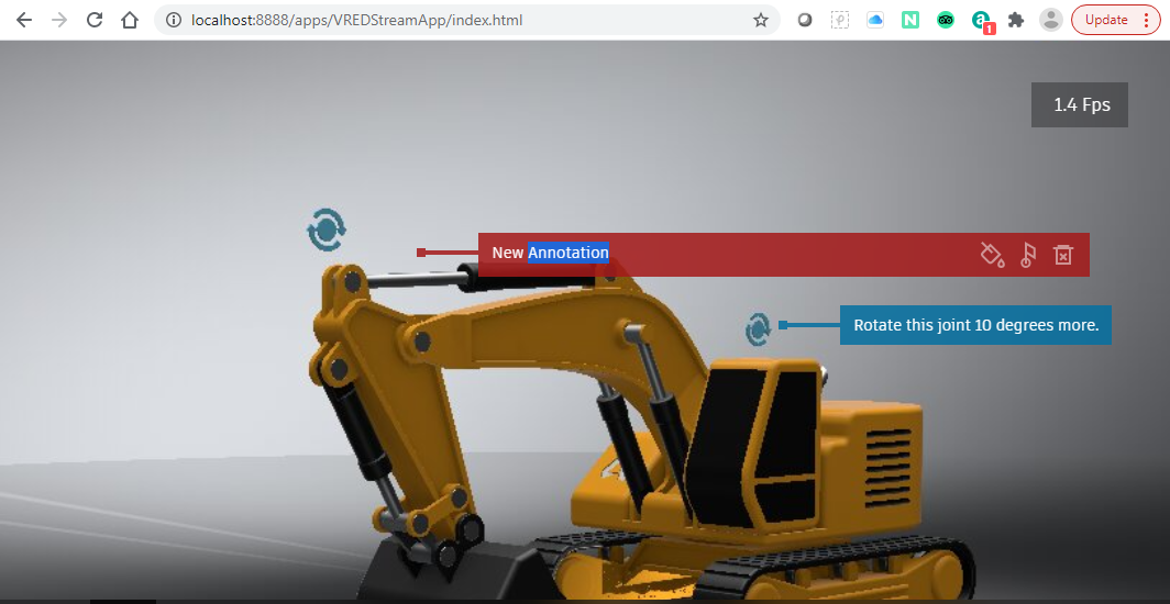 注釈文字を編集