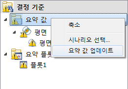결정 센터 업데이트