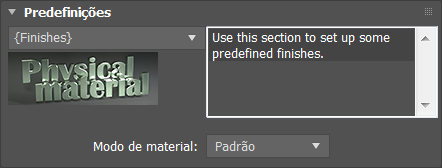 3ds Max 2023 Ajuda, Implementação Parâmetros básicos (Material padrão)