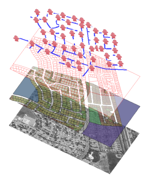 AutoCAD Map 3D 2023 Ajuda, Sobre como mesclar recursos