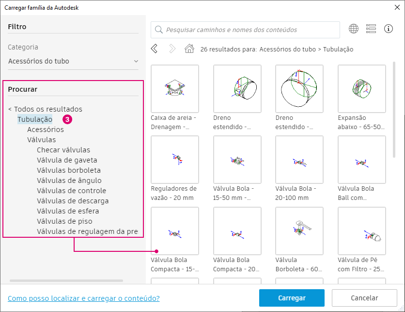 Carregar Família Da Autodesk