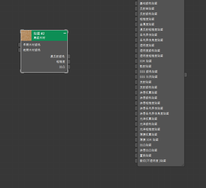 Screenshot of the view window in the slate material editor