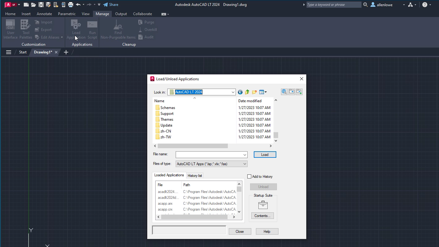 AutoCAD LT 2024 帮助| AutoLISP (AutoCAD LT 2024) | Autodesk