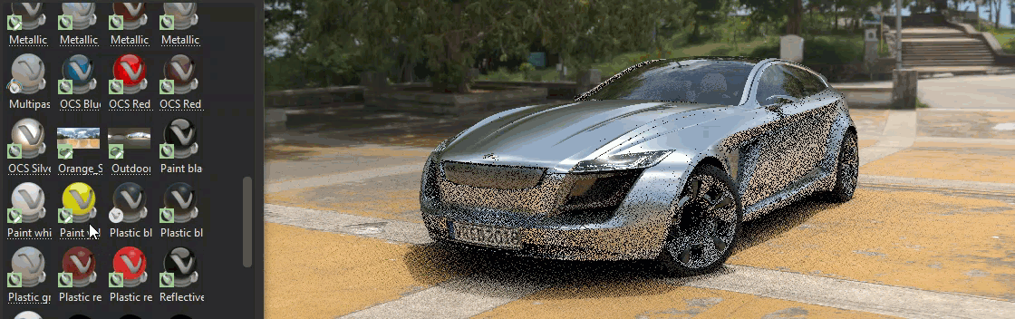 在材质上单击鼠标中键并拖放