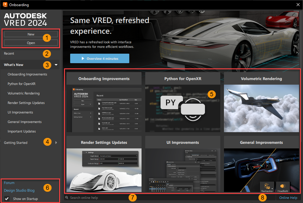 “入门”中编号的场景