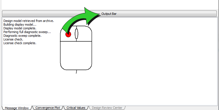 output bar