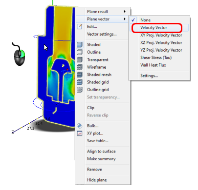 velocity vector