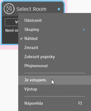 Is Input menu option with its checkmark cleared