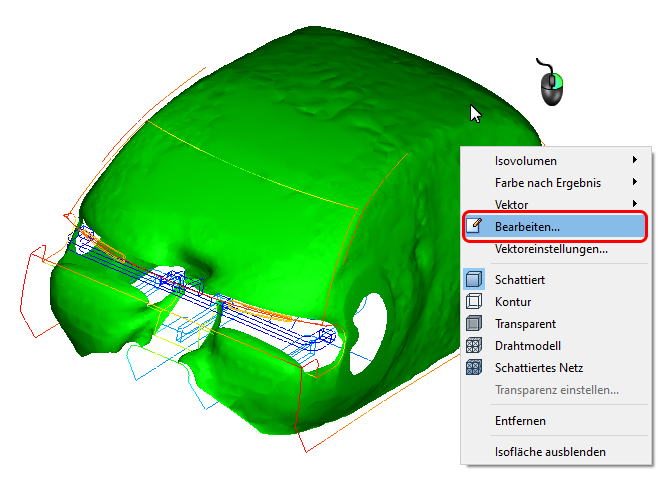 Isofläche bearbeiten