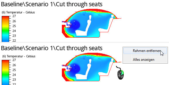 Geteilte Ansicht: Ergebnisse