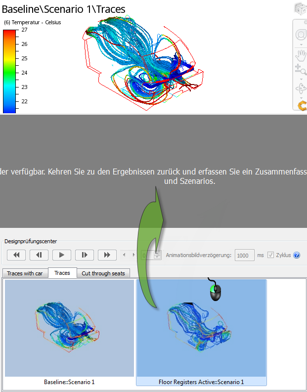 Geteilte Ansichtsspuren