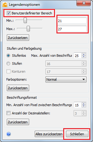 Temperaturunterschiede