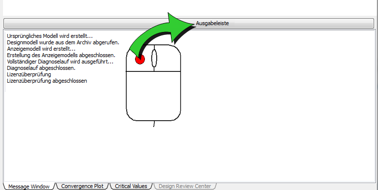 Werkzeugkasten minimieren