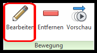 Bewegung bearbeiten