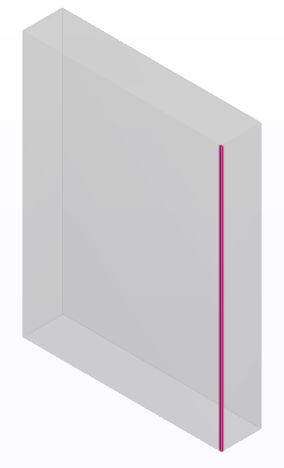 Ansicht Splitterfläche