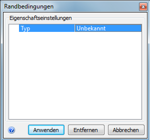 Unbekannte Randbedingung
