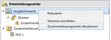 Aktualisierung Entscheidungscenter